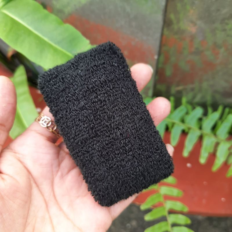 Túi 6 Len cột tóc đen loại dày trơn mã 340 (Kt: bản 4-4.5cm)