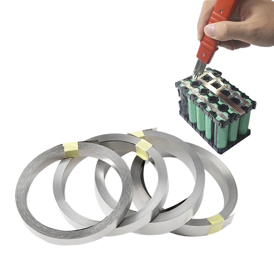 Kẽm hàn cell pin 18650 mạ niken dầy 0.2mm*8mm ,0.15 *8mm