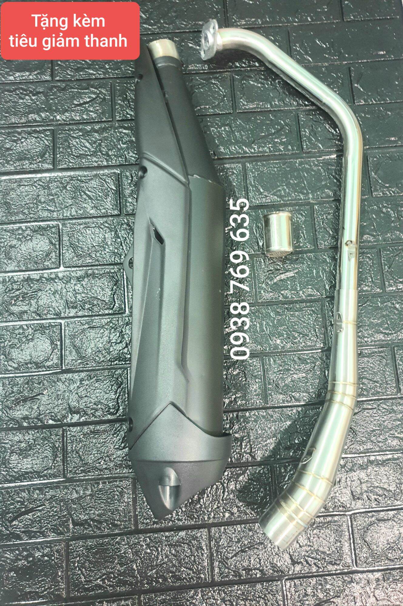 Pô uma v6 bản cao cấp gắn winer/sonic/exciter/raider/satria/gsx/tfx/r15/wave/sirius/jupiter/future