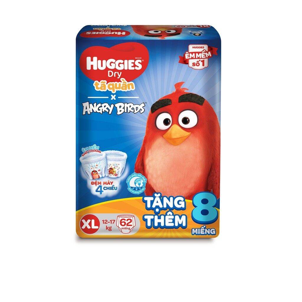 Tã bỉm quần Huggies L 68 + 8 miếng