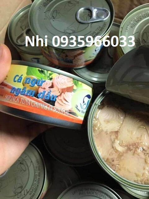 Cá ngừ ngâm dầu Skipjack Tuna chunk 140gr/ lon