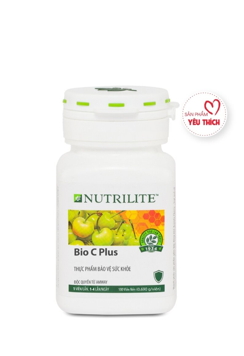 THỰC PHẨM BẢO VỆ SỨC KHỎE NUTRILITE BIO C PLUS 100 viên - Bổ sung Vitamin C