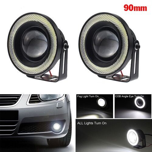 Cặp Đèn Led Pha Gầm 89mm Cho Ô Tô