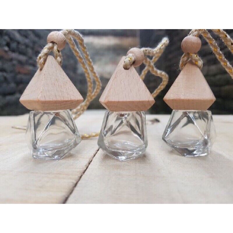Lọ lục lăng đựng tinh dầu treo xe, treo tủ thơm phòng.