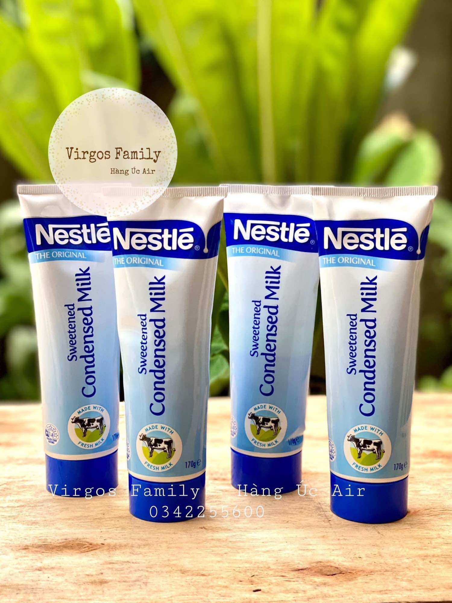 Sữa đặc tuýp Nestle Condensed Milk Tube Úc 170g