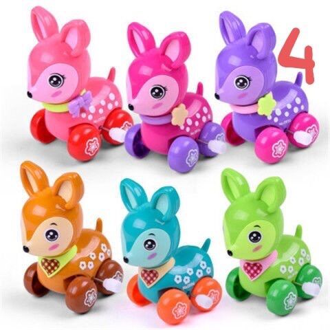Đồ chơi con lên dây cót chọn hình cho bé - Xe chạy cót đáng yêu