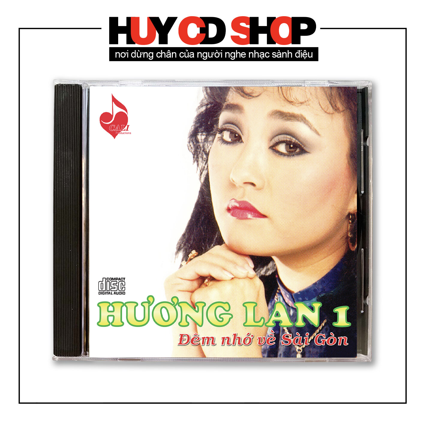 Đĩa CD Hương Lan - Đêm nhớ về Sài Gòn - Nhạc vàng trữ tình Bolero - Đĩa lòng Trắng