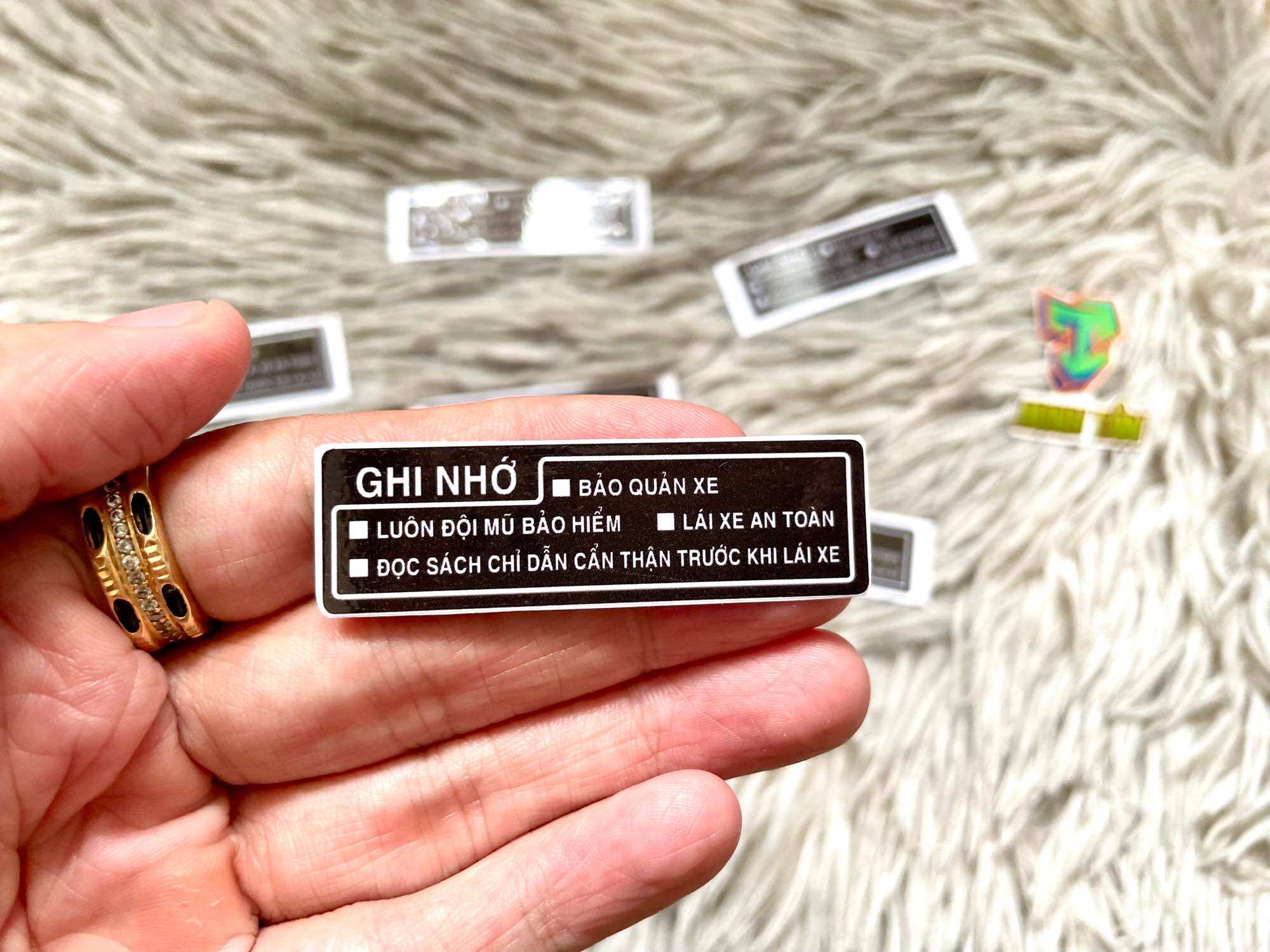 Bộ tem thông số sh150i đời 2019, tem sắc nét.