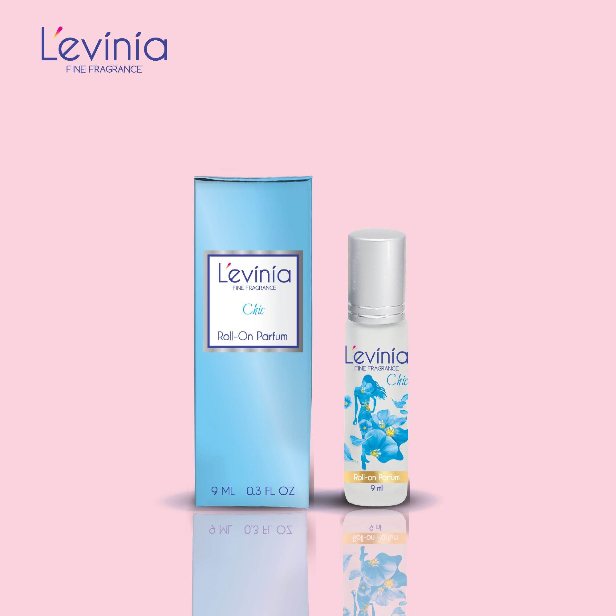 Nước hoa lăn xanh Chic l'evinia levinia 9ml