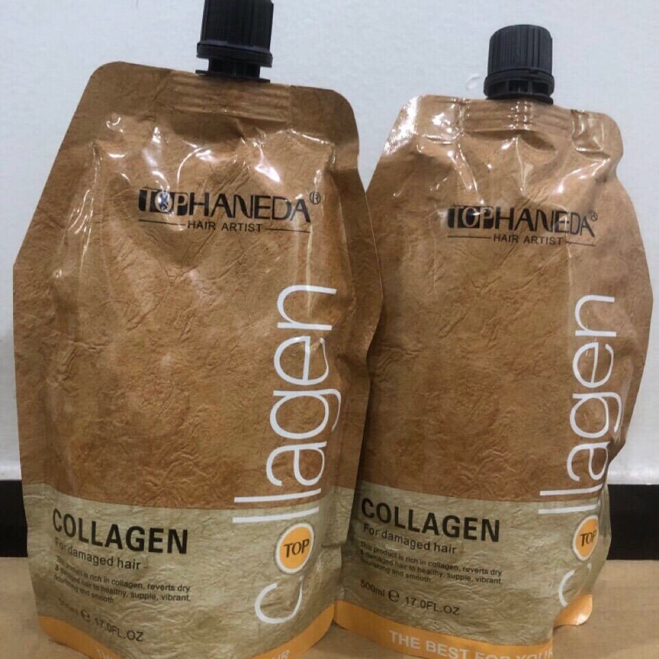 Haneda_Hàng chuẩnKem hấp ủ tóc phục hồi siêu mềm mượt TOP HANEDA 500ml