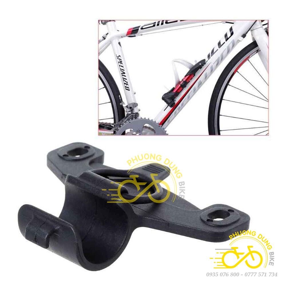 Giá pas gắn bơm mini xe đạp cỡ 20mm - Kiểu 01