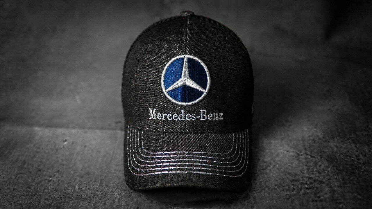 Mũ lưỡi trai-Nón Kết Hãng xe Mercedes-Benz-Thời trang cao cấp-Jeans xám đen
