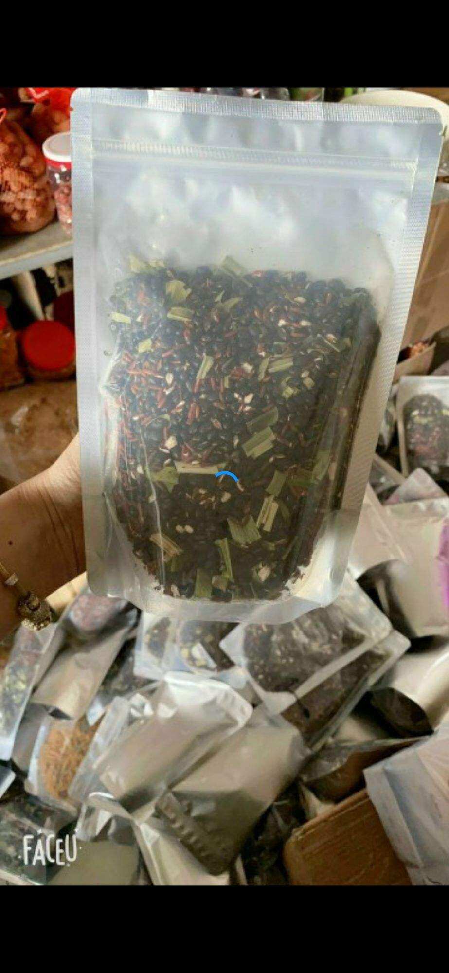 Trà gạo lứt đậu đen lá dứa