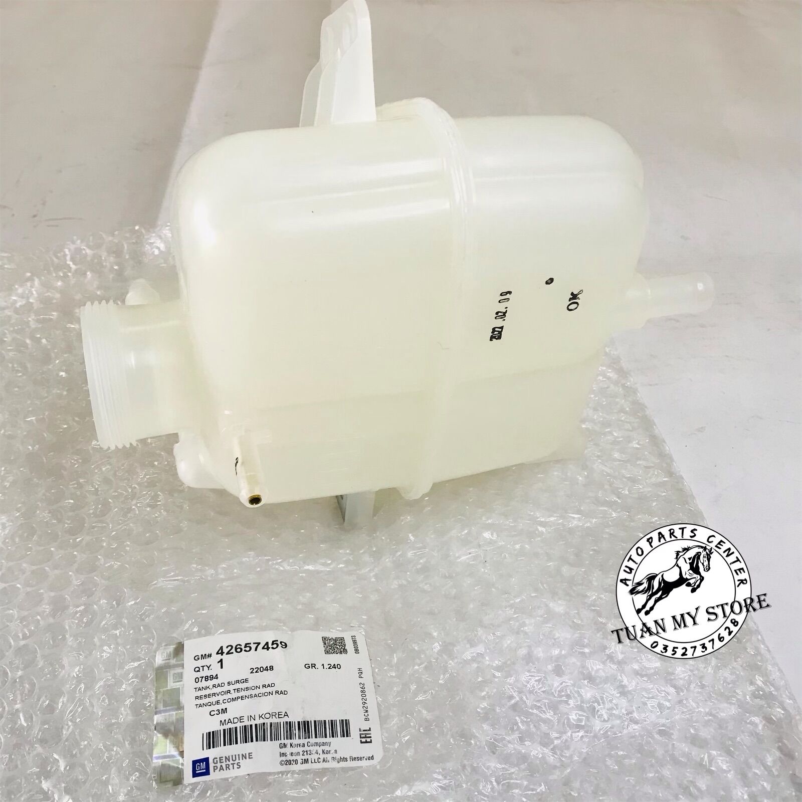 Bình nước phụ-bình nước làm mát spark 2012-2019 m300 matiz4-matiz groove