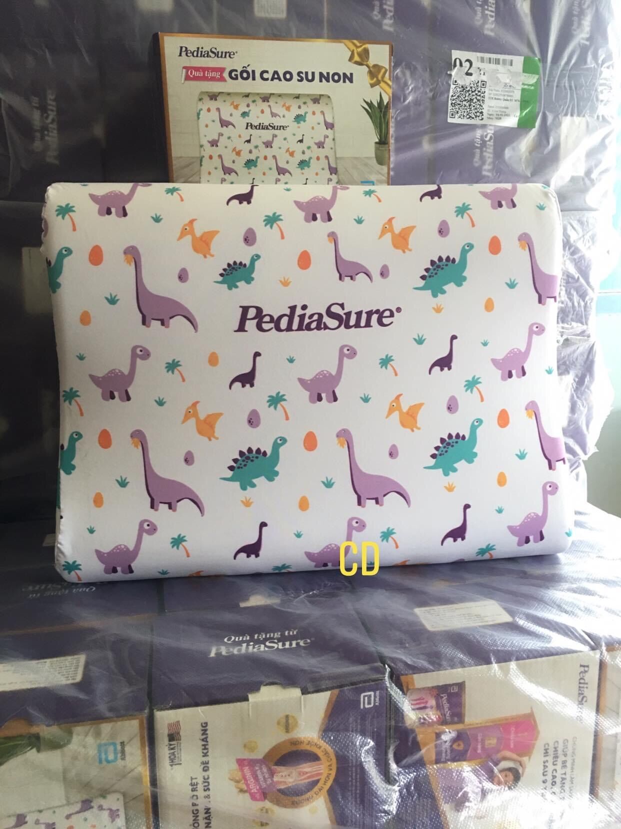 [HCM]???? GỐI CAO SU NON CHO BÉ ?? Quà tặng từ sữa Pediasure ????