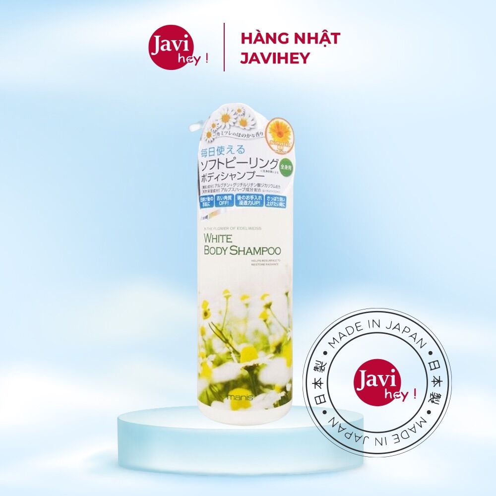 Sữa tắm trắng da toàn thân manis white body shampoo 450ml nhật bản