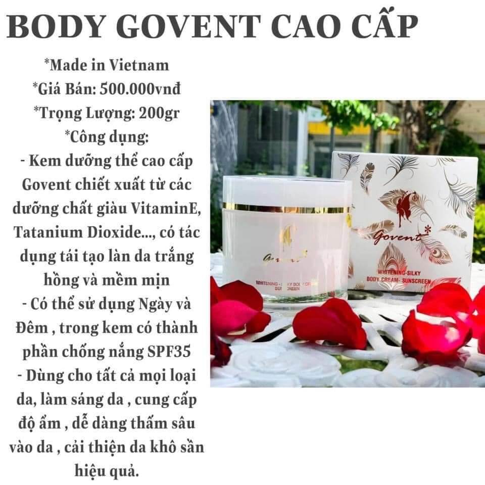 KEM BODY GOVENT CAO CẤP MẪU MỚI 2021