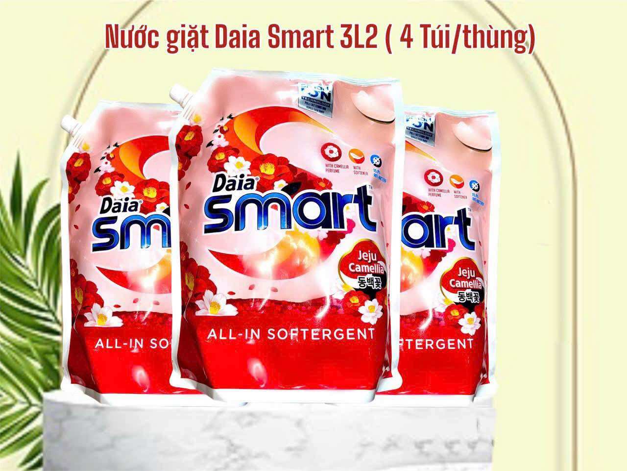Nước giặt xả Daia Smart 3,2L