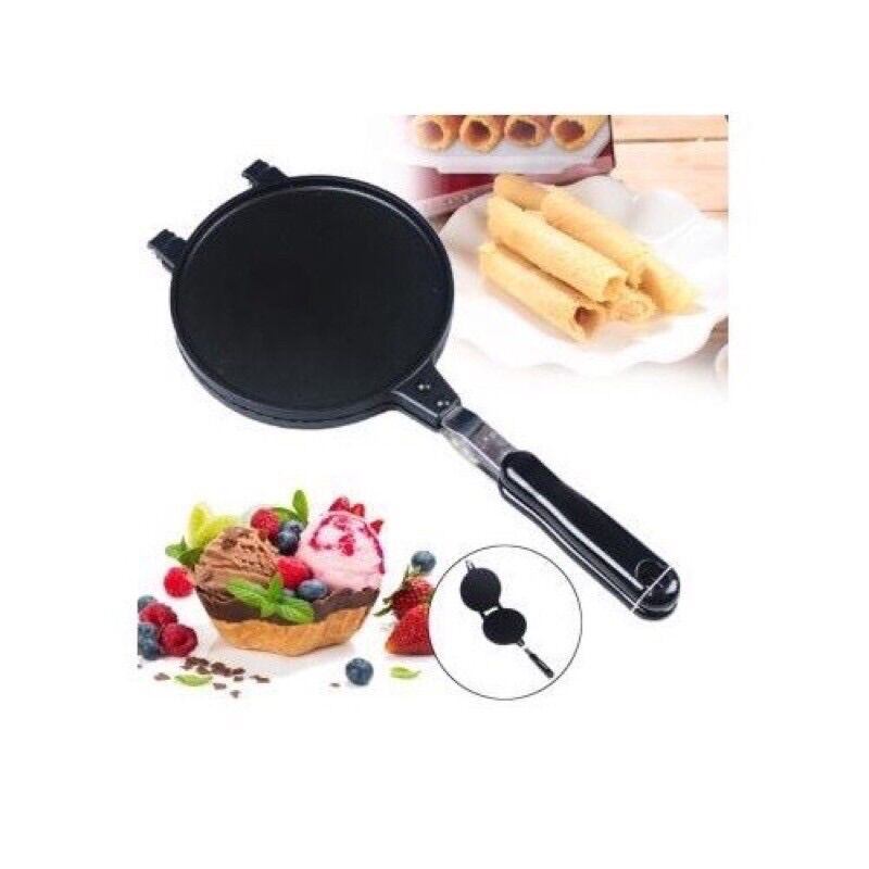 Khuôn bánh kẹp đen lớn chống dính Huỳnh Anh