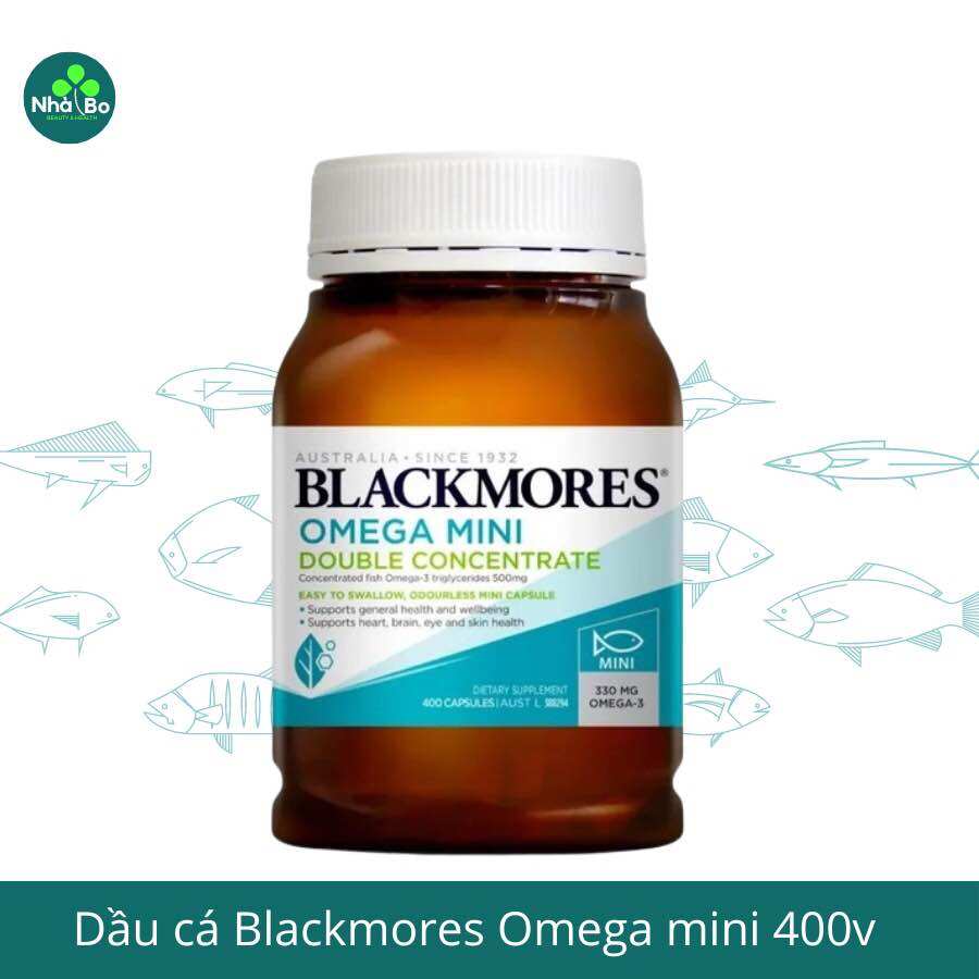 Dầu cá viên nhỏ Blackmores Fish Oil Mini Caps 400v