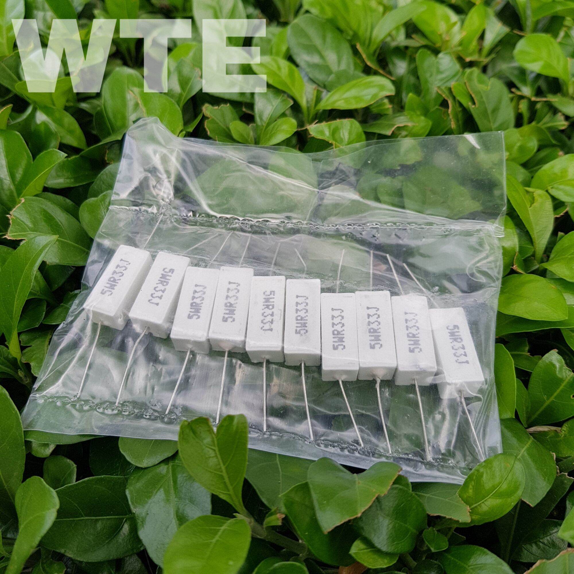Trở sứ  5w 0,33 ôm dáng nằm