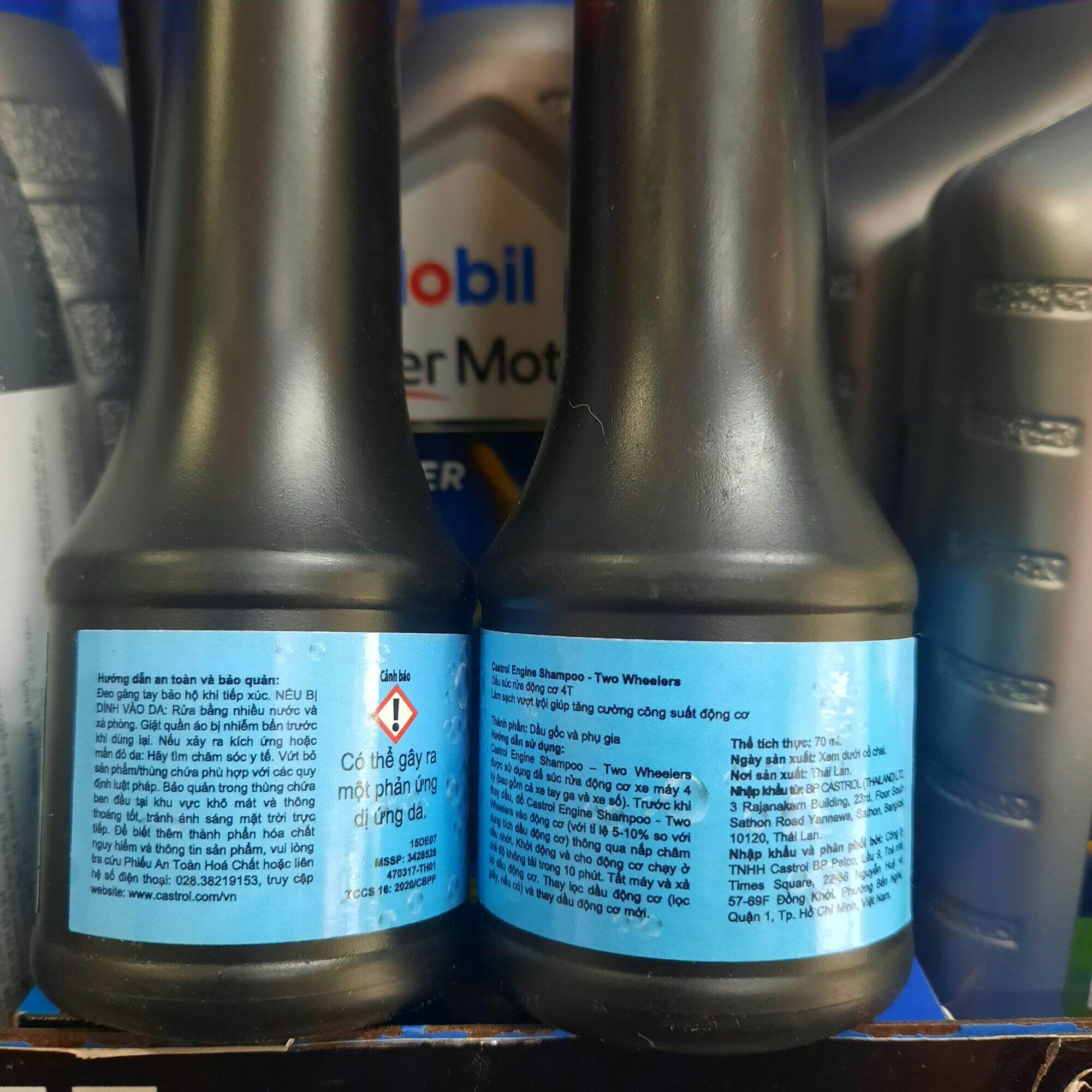 Súc rửa động cơ xe CASTROL Engine Shampoo – Two Wheelers