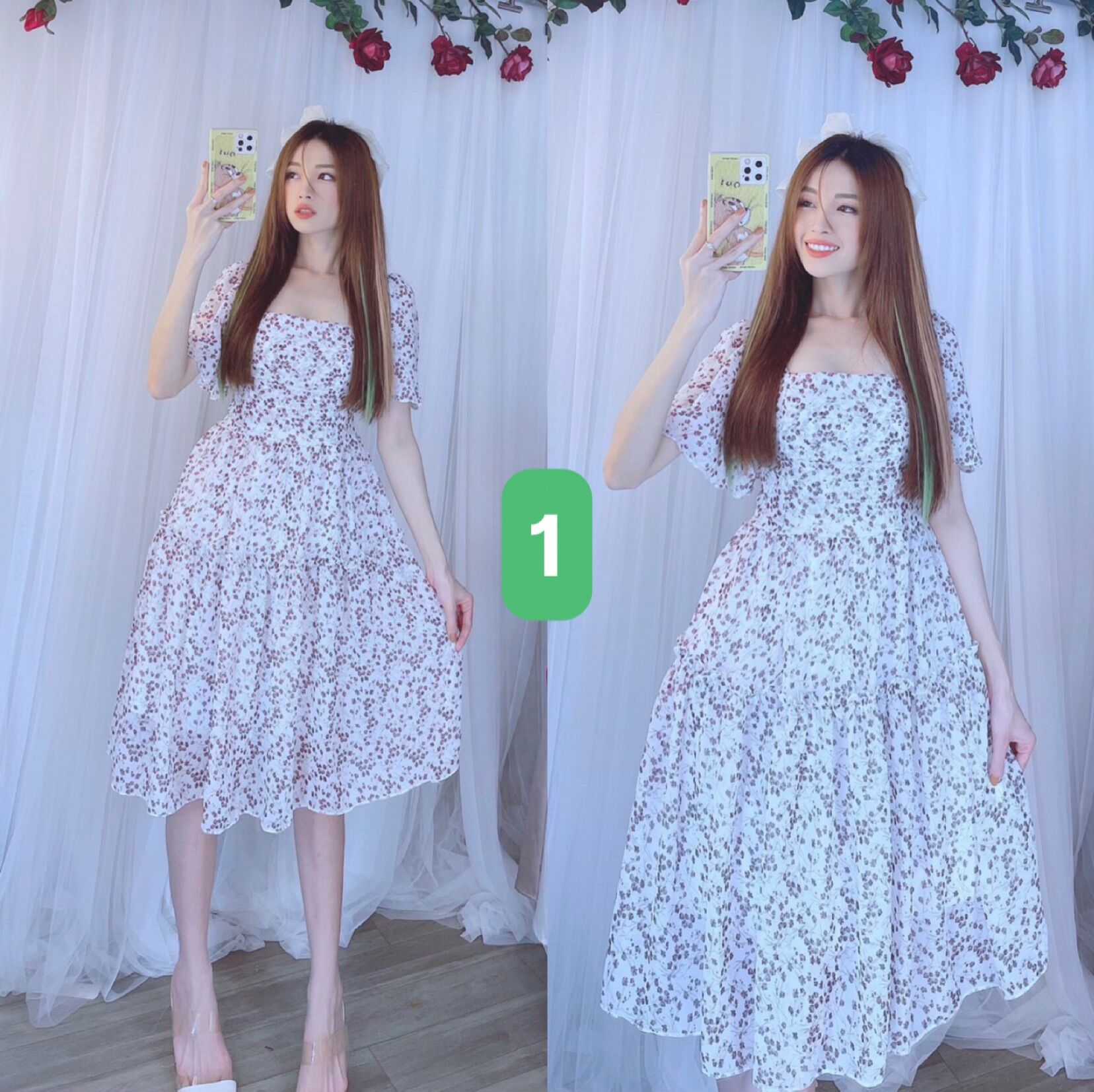 [HCM]Đầm cánh tiên xếp ly cực đẹp - video và hình thật - Thảo Pi Shop