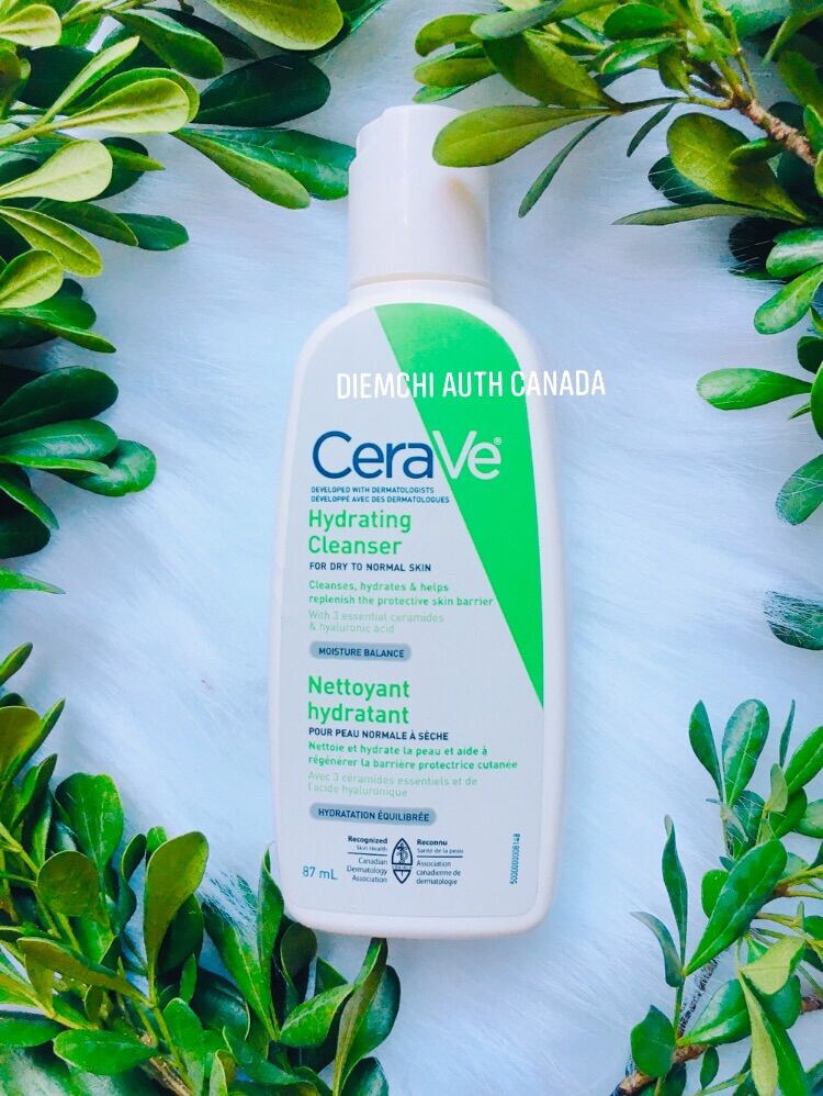 Sữa rửa mặt dưỡng ẩm dành cho da khô đến da thường Cerave Hydrating Facial Cleanser 87ml
