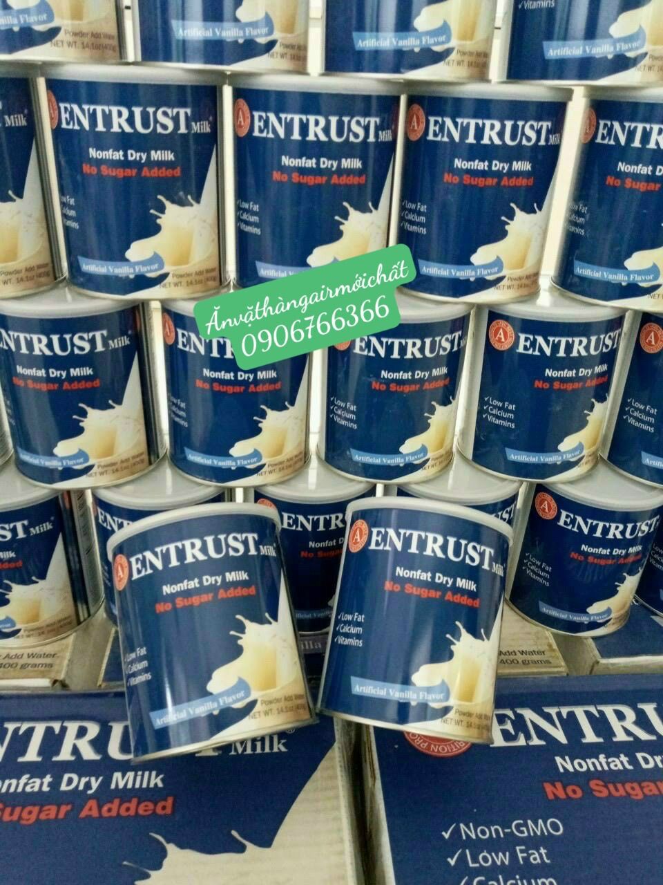 Sữa bột entrust mỹ 400g - sữa dinh dưỡng dành cho người tiểu đường