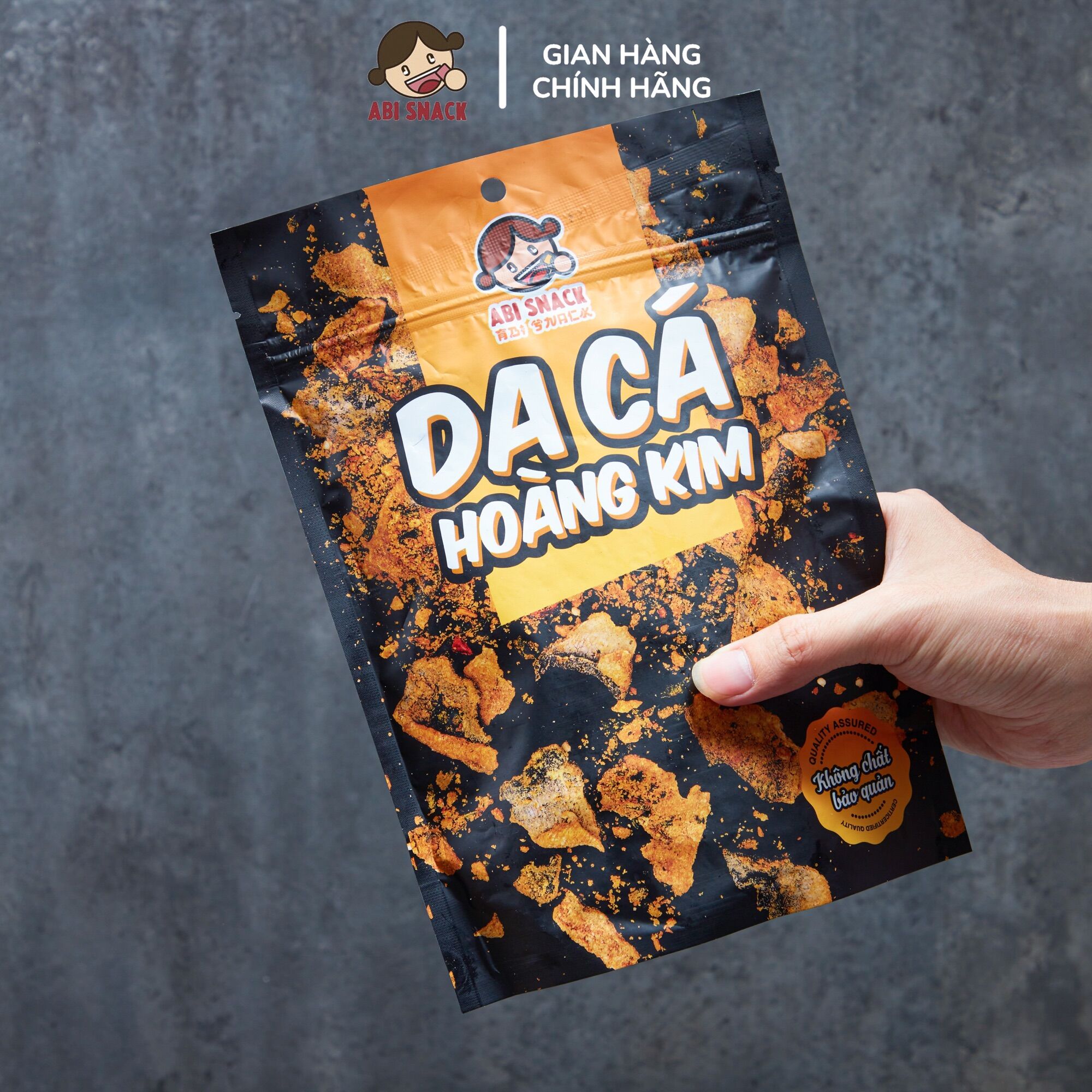 Da Cá Hoàng Kim - Da Cá Trứng Muối ABI SNACK