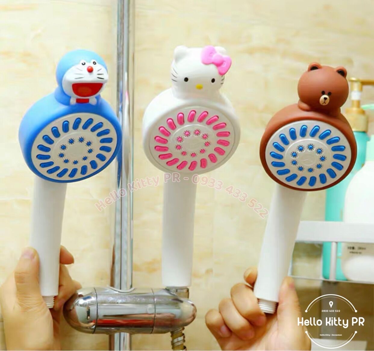 Vòi sen Hello Kitty - Doraemon