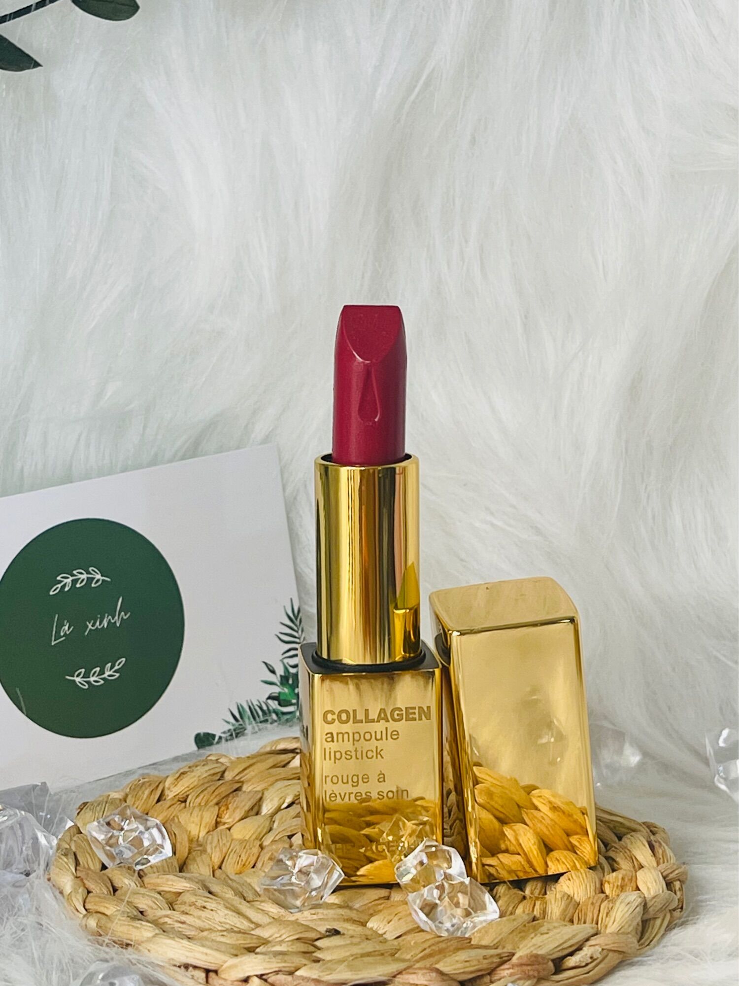 [HCM]Son Thỏi Collagen Ampoule Lipstick The Face Shop