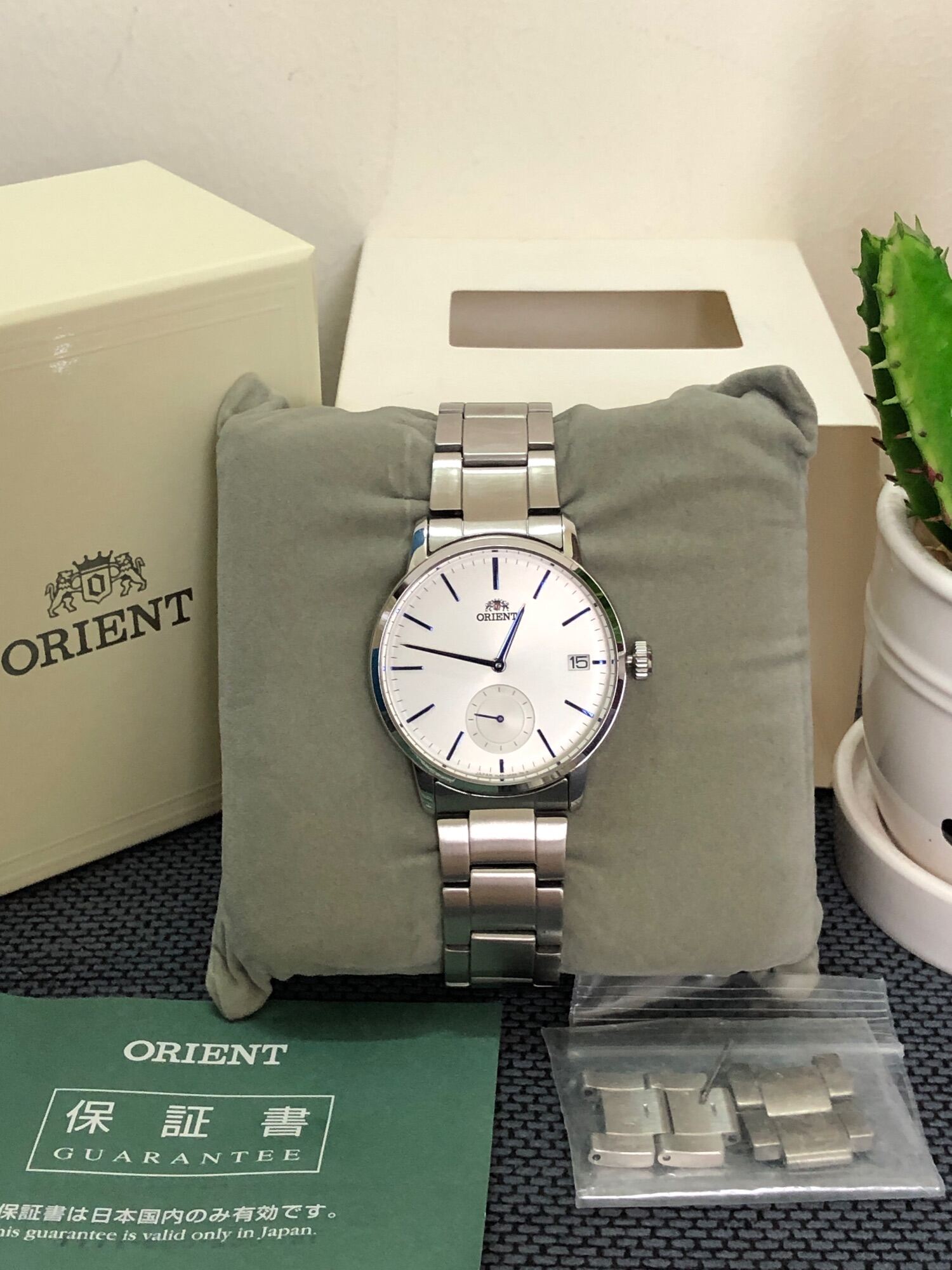 Đồng hồ nam O.r.ient chính hãng VL58-UAA0 mới 99% full box. Giá store 5củ
