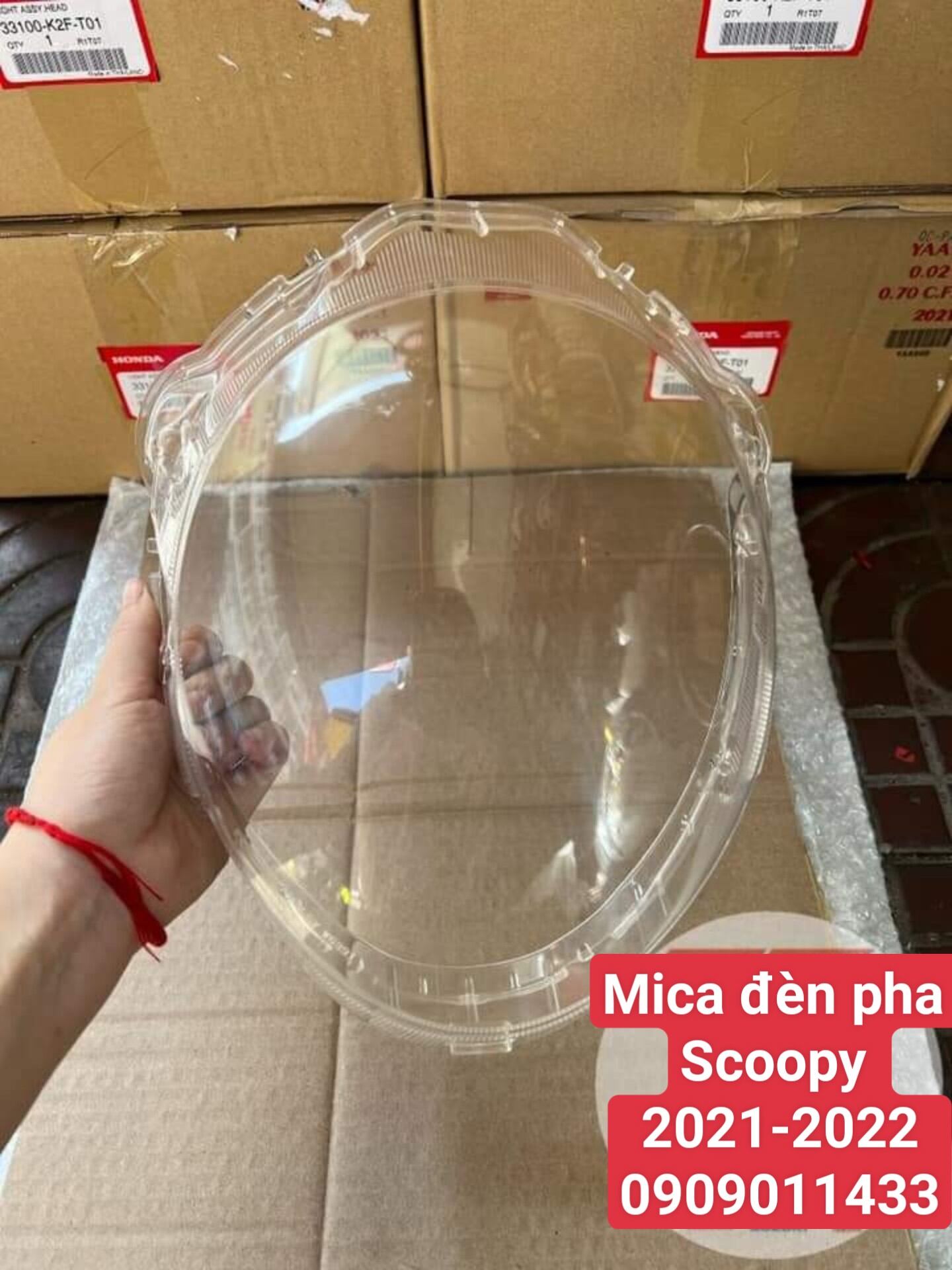 Mica đèn pha scoopy 2021-2022