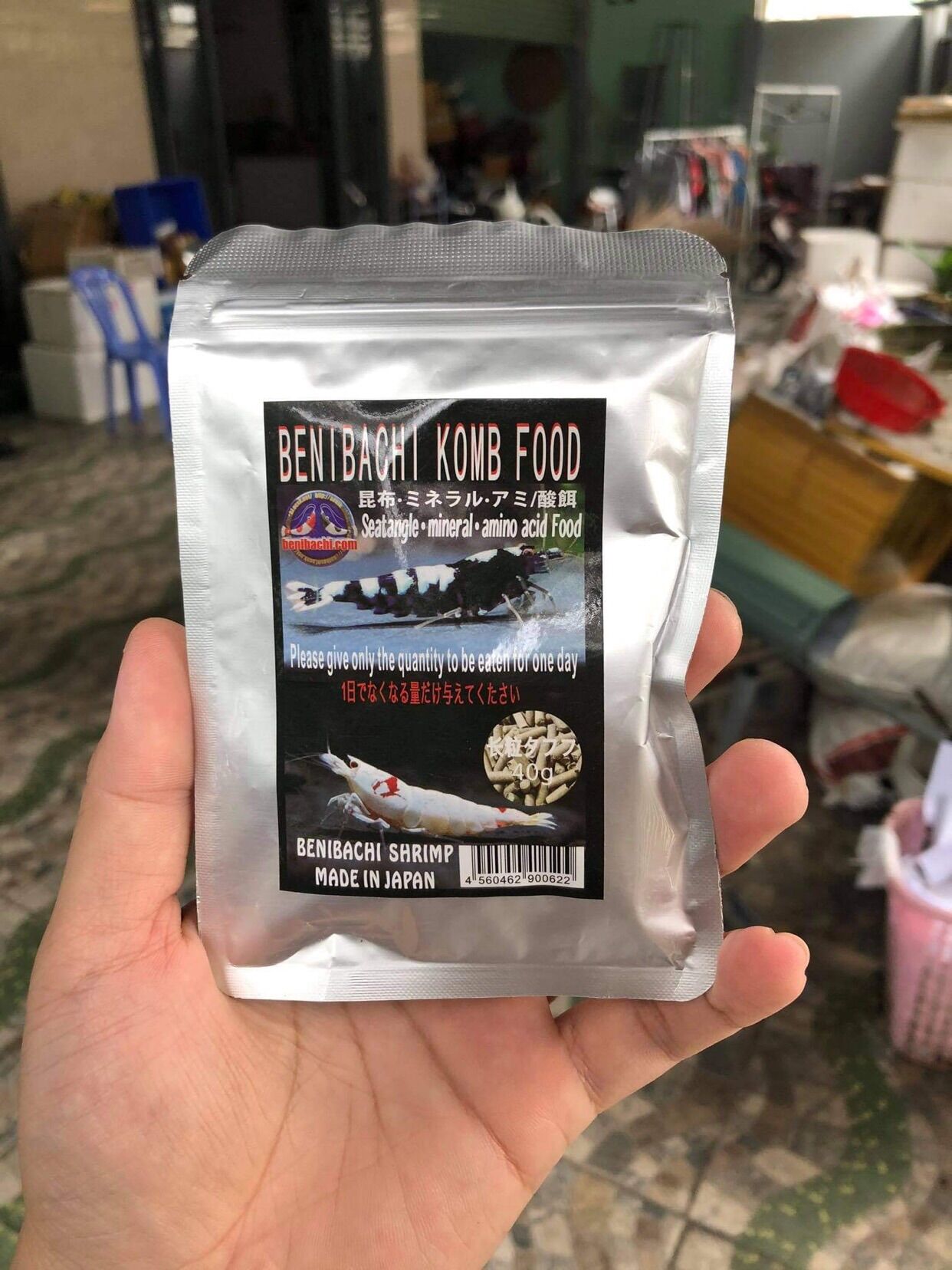 Thức ăn cho tép cao cấp , thức ăn cho tép Benibachi Komb Food