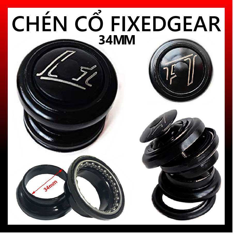 Chén cổ xe đạp fixedgear 34mm