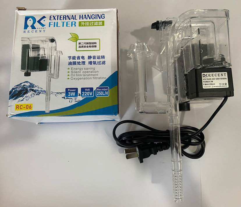 Lọc Thác Mini Treo Hồ RC-06 (3W;250L/H) kết hợp lọc ván