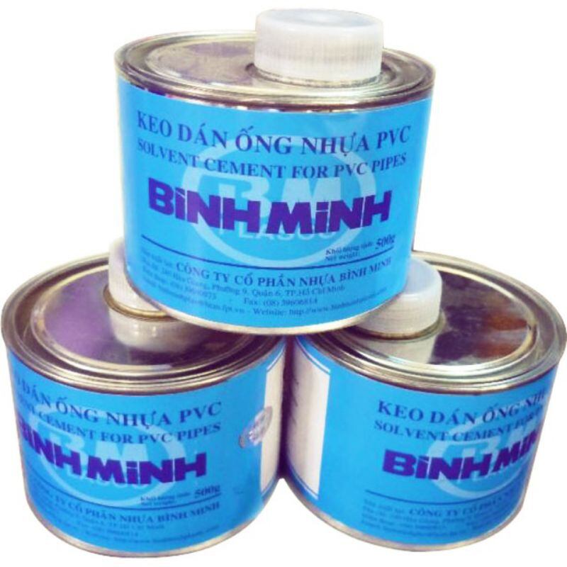 Keo Dán Ống Nhựa BÌNH MINH Dạng Lon (200g -500g)