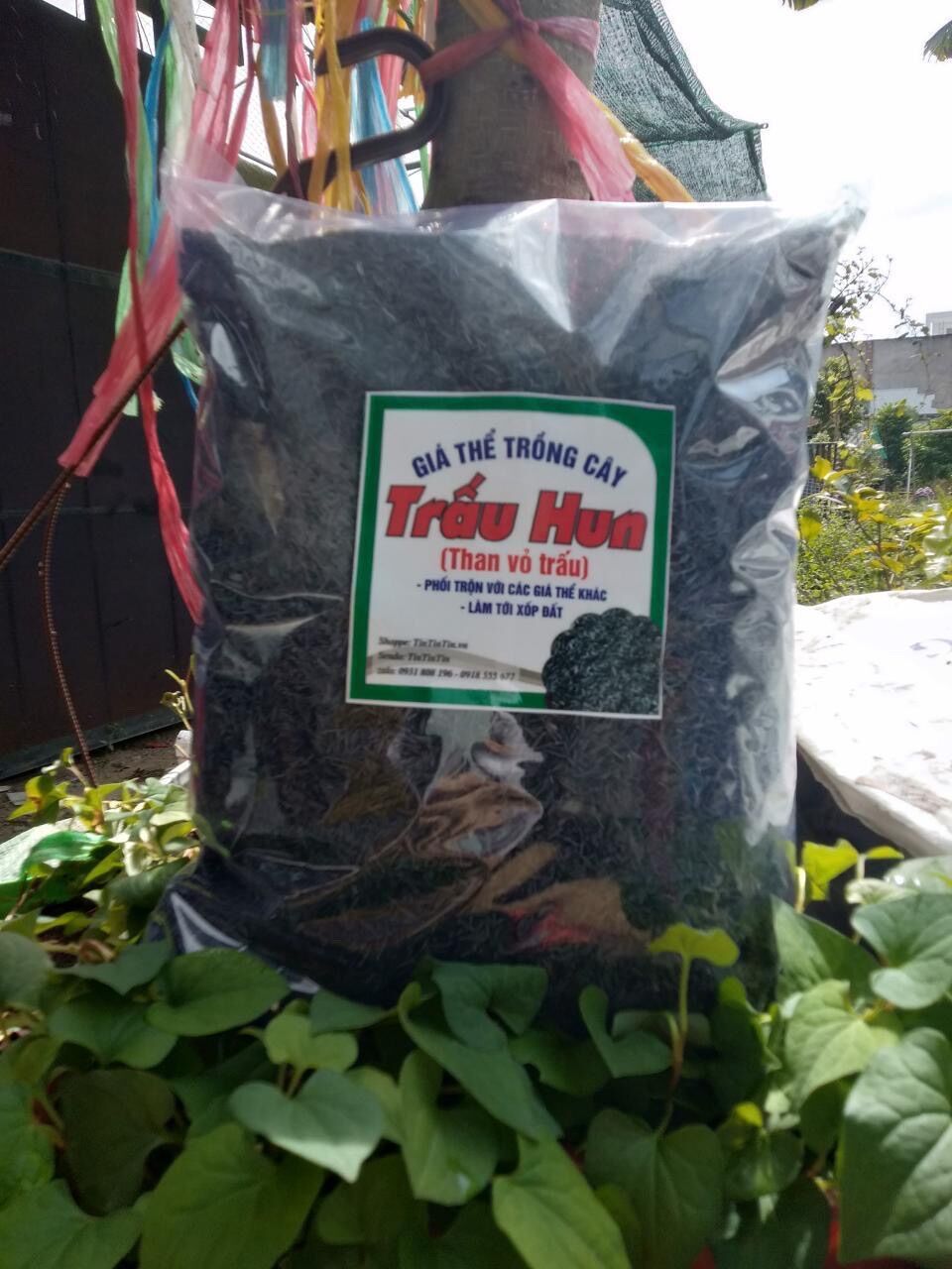 Trấu Hun ( than vỏ trấu) loại nhỏ