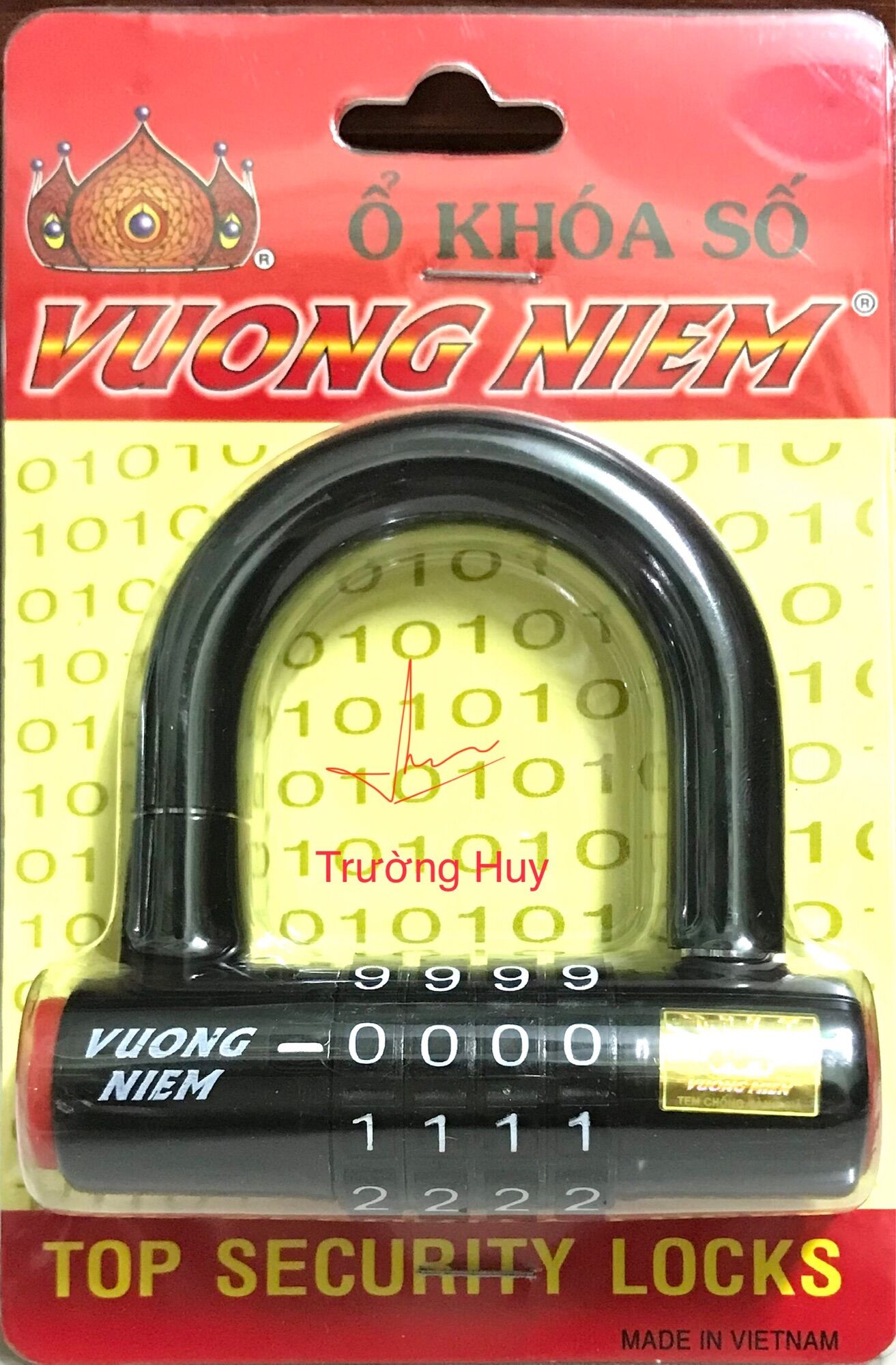 [chính hãng] HCM Khoá số (mật khẩu) Vương Niệm - Bảo hành 6 tháng