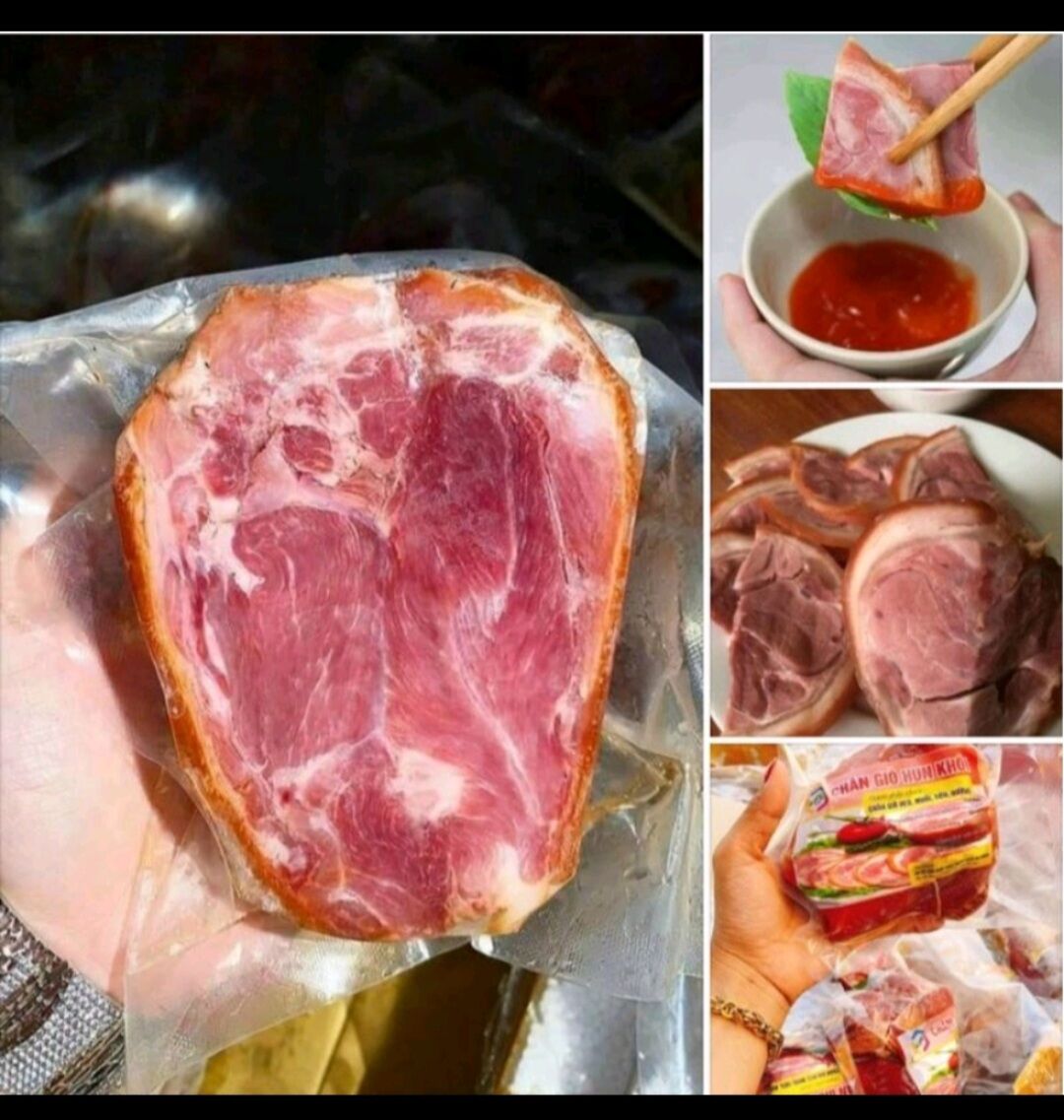 HCM-Bắp giò heo ủ muối xông khói 1kg