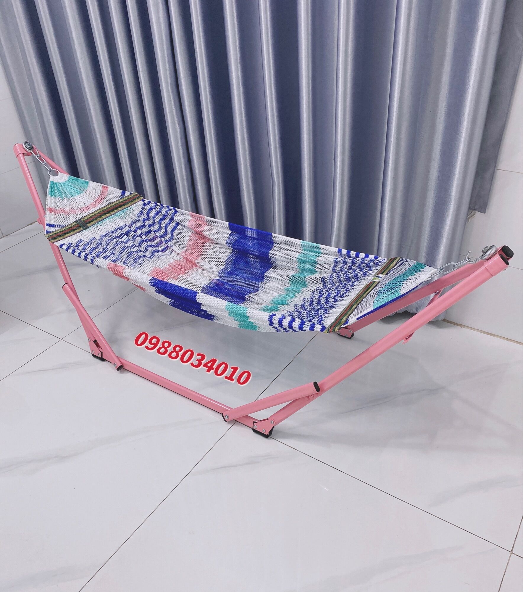 Bộ võng xếp cho em bé - màu sắc cưng xĩu