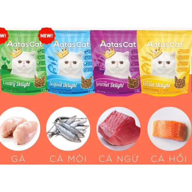 Hạt cho mèo AaTaS Cat 7kg