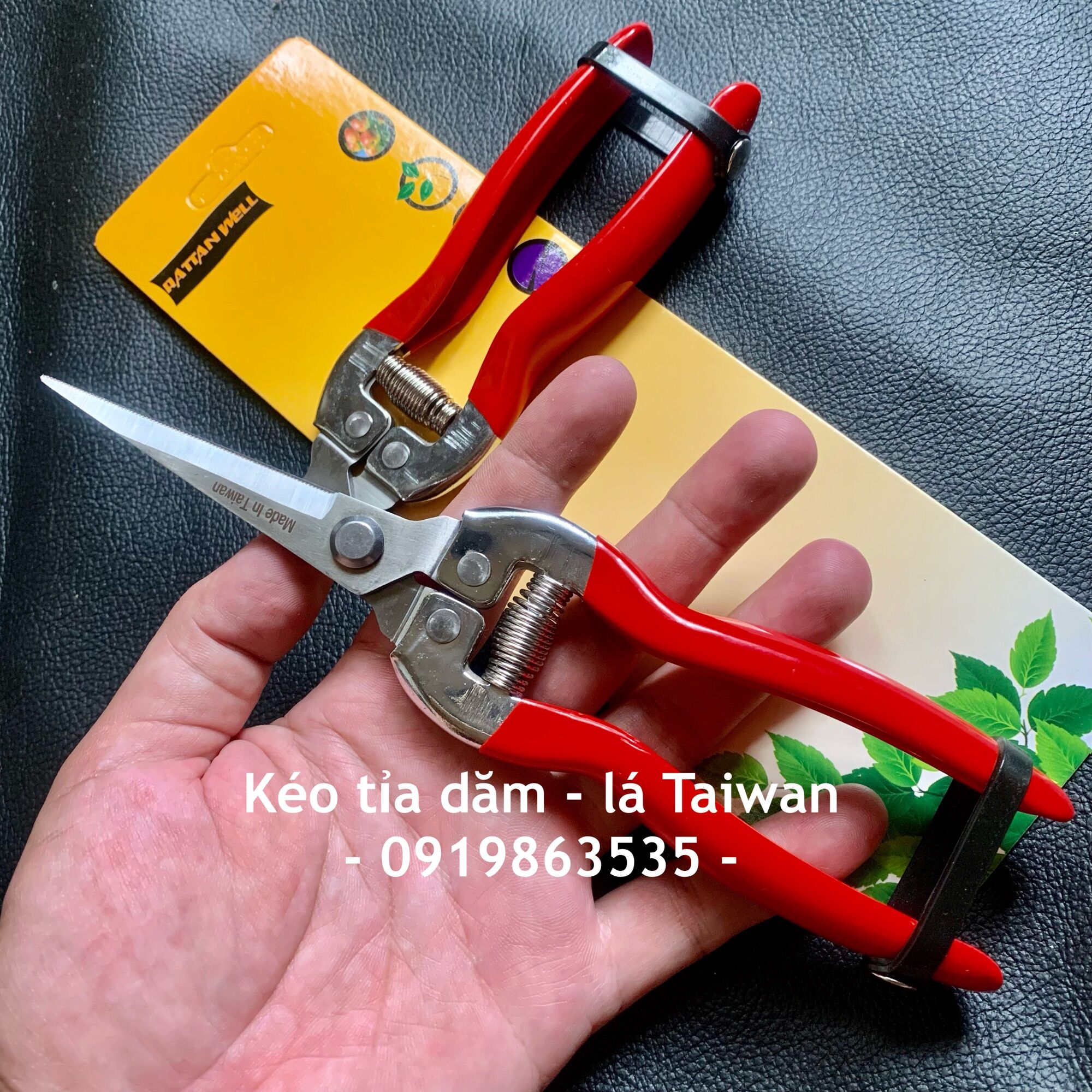 Kéo cắt tỉa lá, chồi, dăm TENGJING xuất xứ Taiwan