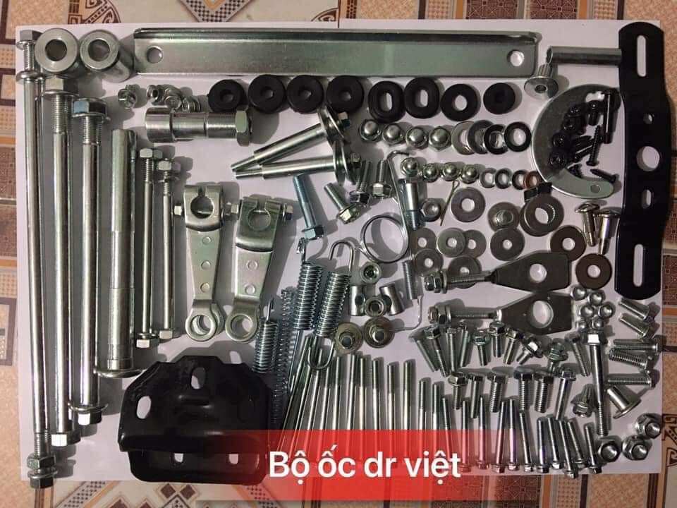 Bộ ốc tiêu chuẩn xe máy Honda ( dream thái - dream việt - wanpha- rs )