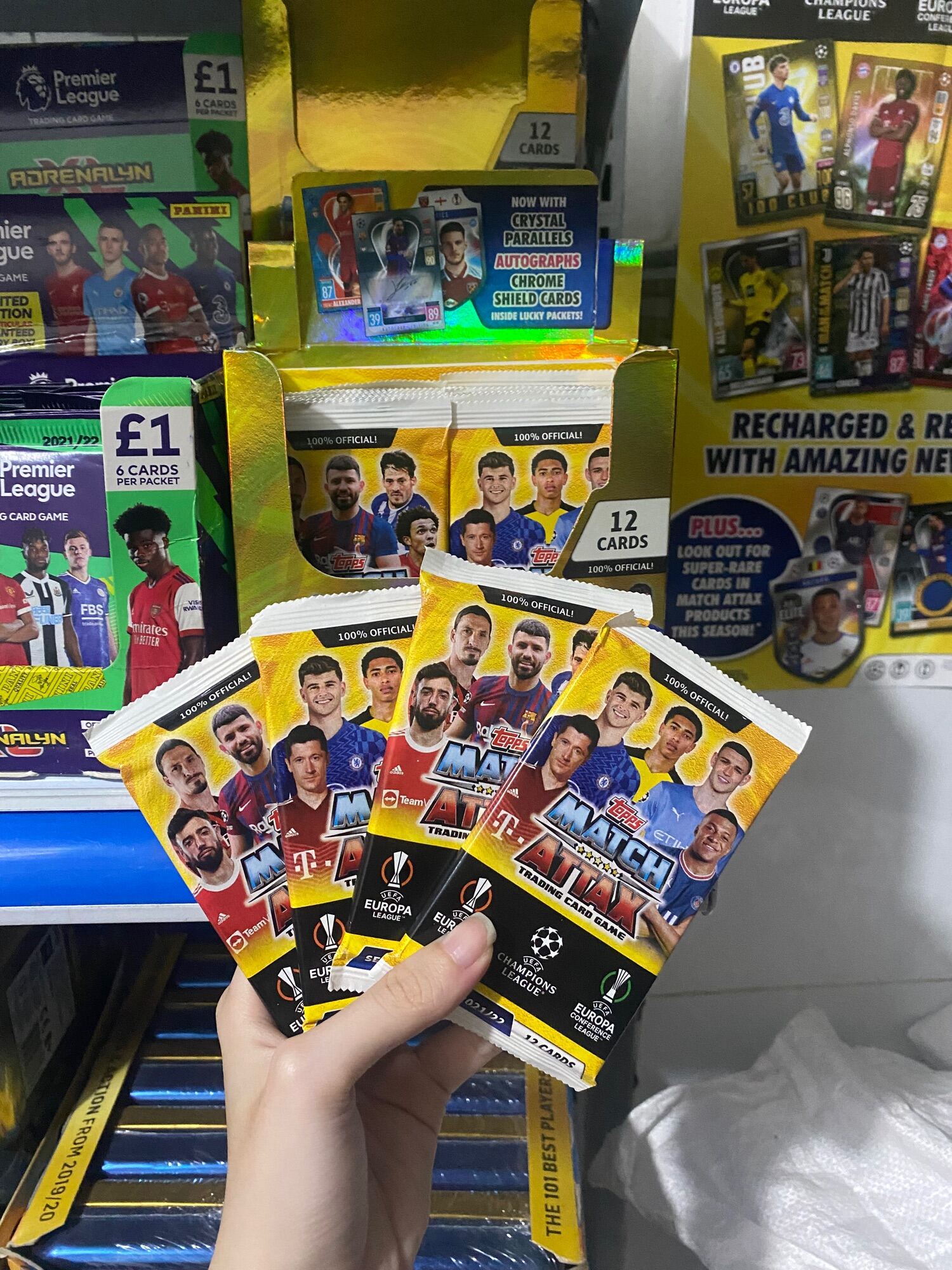 [ Pack Lẻ ] Match Attax Champions league 21/22( Pack 12 thẻ )
