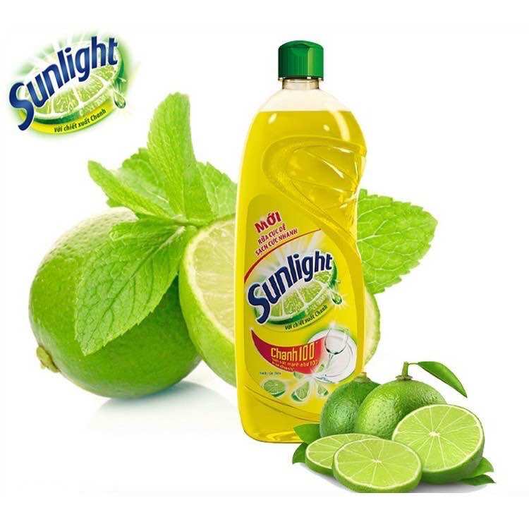 Nước rửa chén Sunlight hương chanh chai/túi (750g)