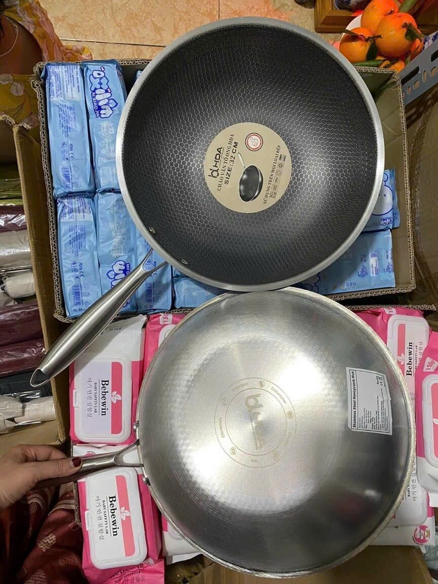 chảo tổ ong sâu lòng 32cm
