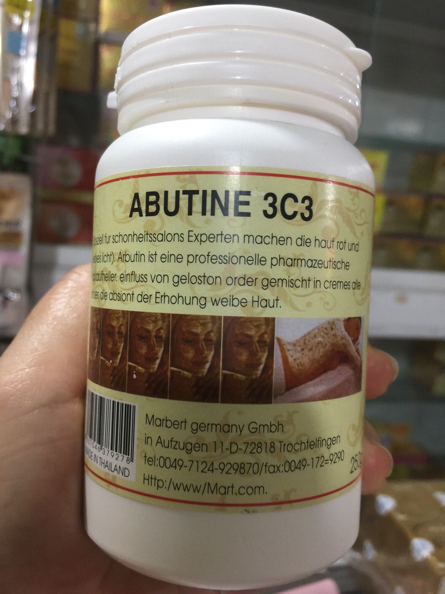 Kem kích trắng abutine 3c3
