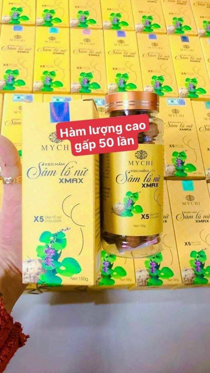 3 hộp kẹo mầm sâm tố nữ Xmax -kích thích nở ngực, căng tròn